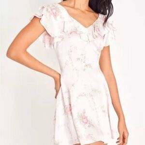 LoveShackFancy silk dress size 0